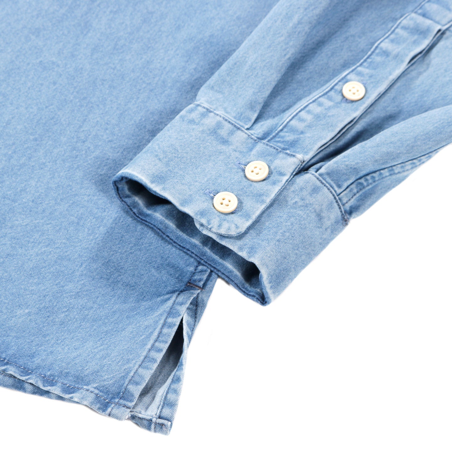 A KIND OF GUISE GUSTO SHIRT BLUE DENIM