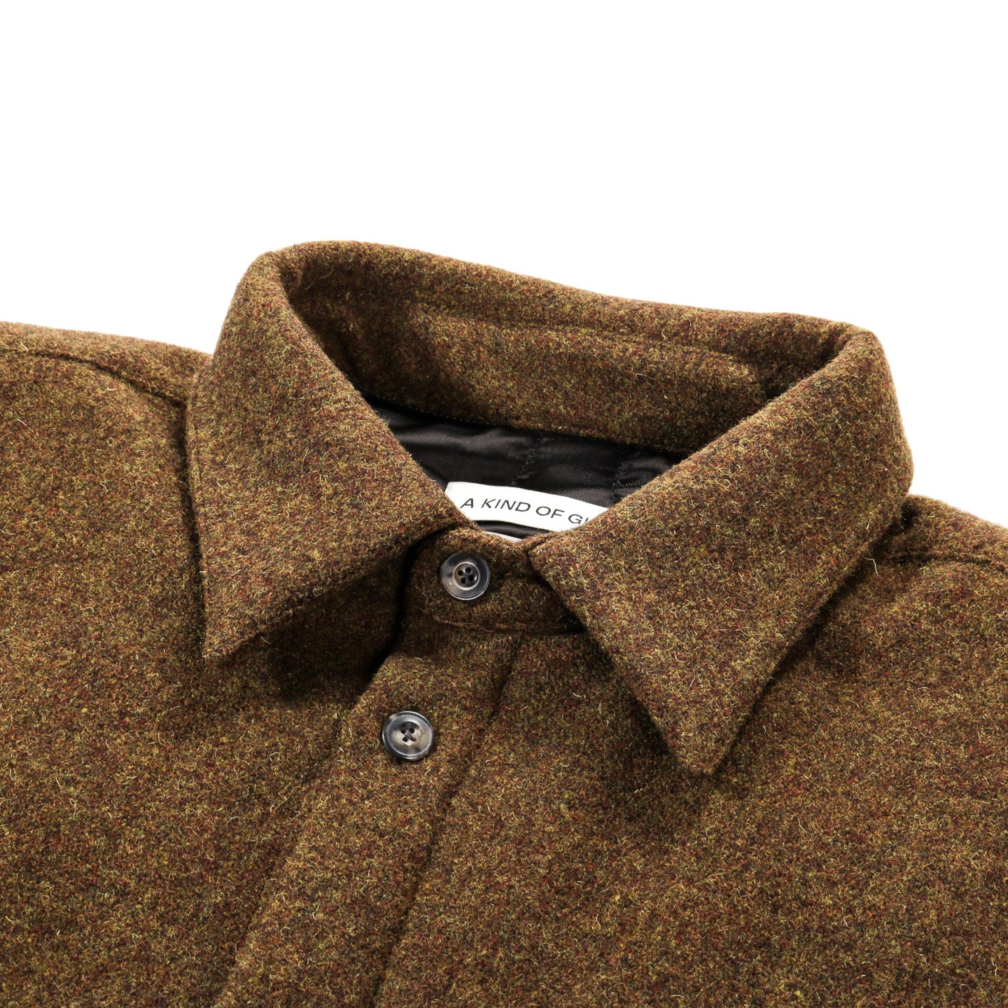 A KIND OF GUISE MARANI OVERSHIRT ARMADILLO BROWN