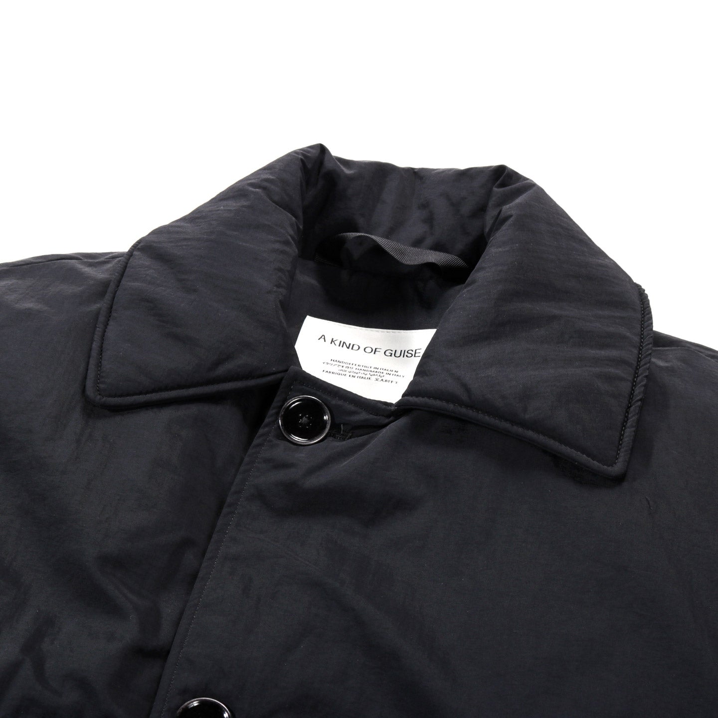 A KIND OF GUISE JUSTO PADDED JACKET ONYX BLACK