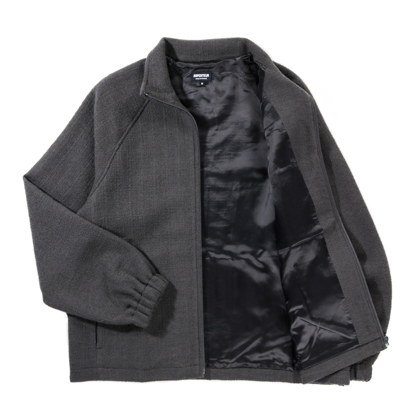 ARPENTEUR TRACK JACKET FANTASY TWEED SLATE