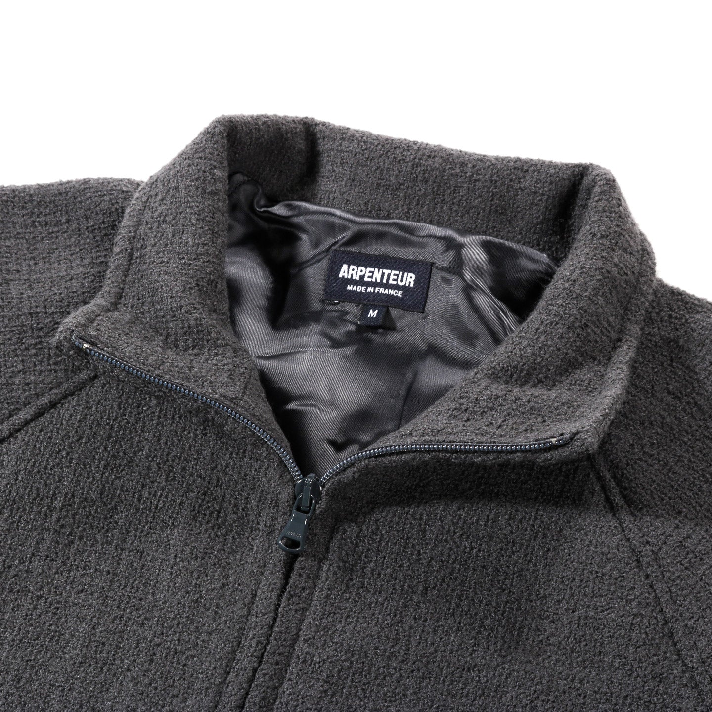 ARPENTEUR TRACK JACKET FANTASY TWEED SLATE