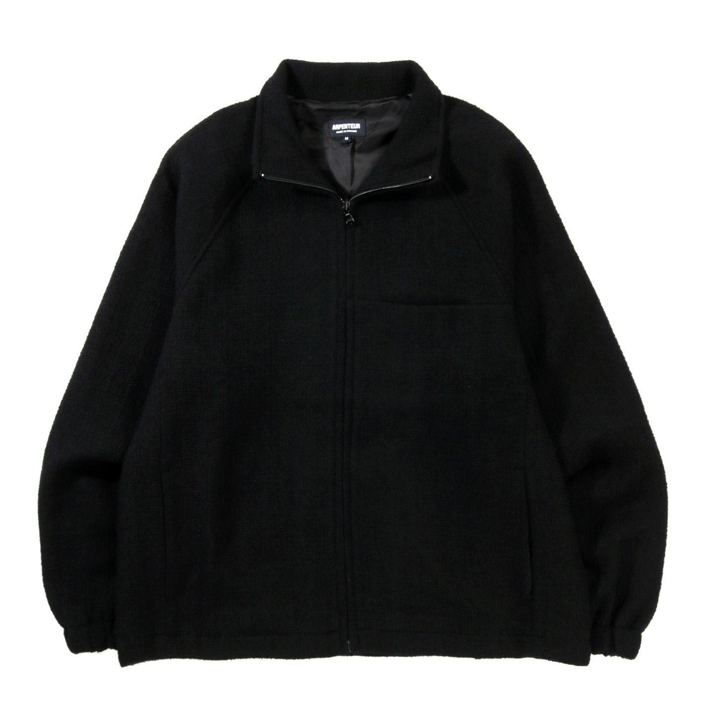 ARPENTEUR TRACK JACKET FANTASY TWEED BLACK