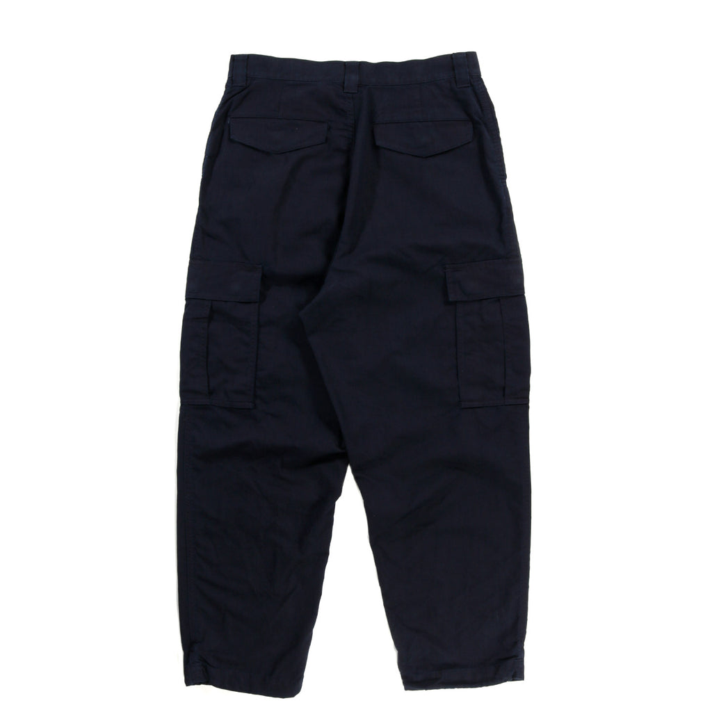 BLUE BLUE JAPAN INDIGO NYLON SATIN CARGO PANTS | TODAY CLOTHING