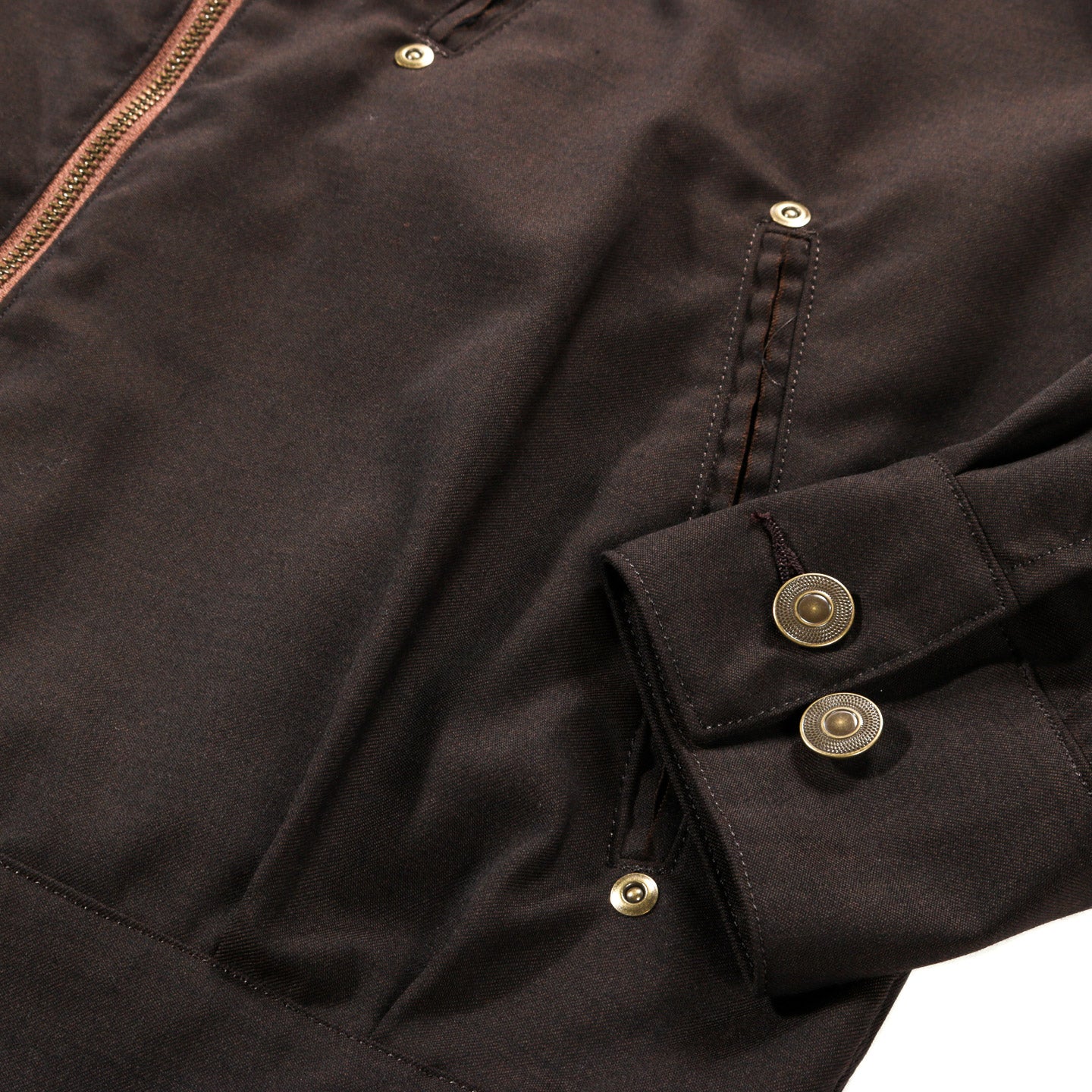 COGNOMEN MILITARY SWING TOP JACKET BROWN