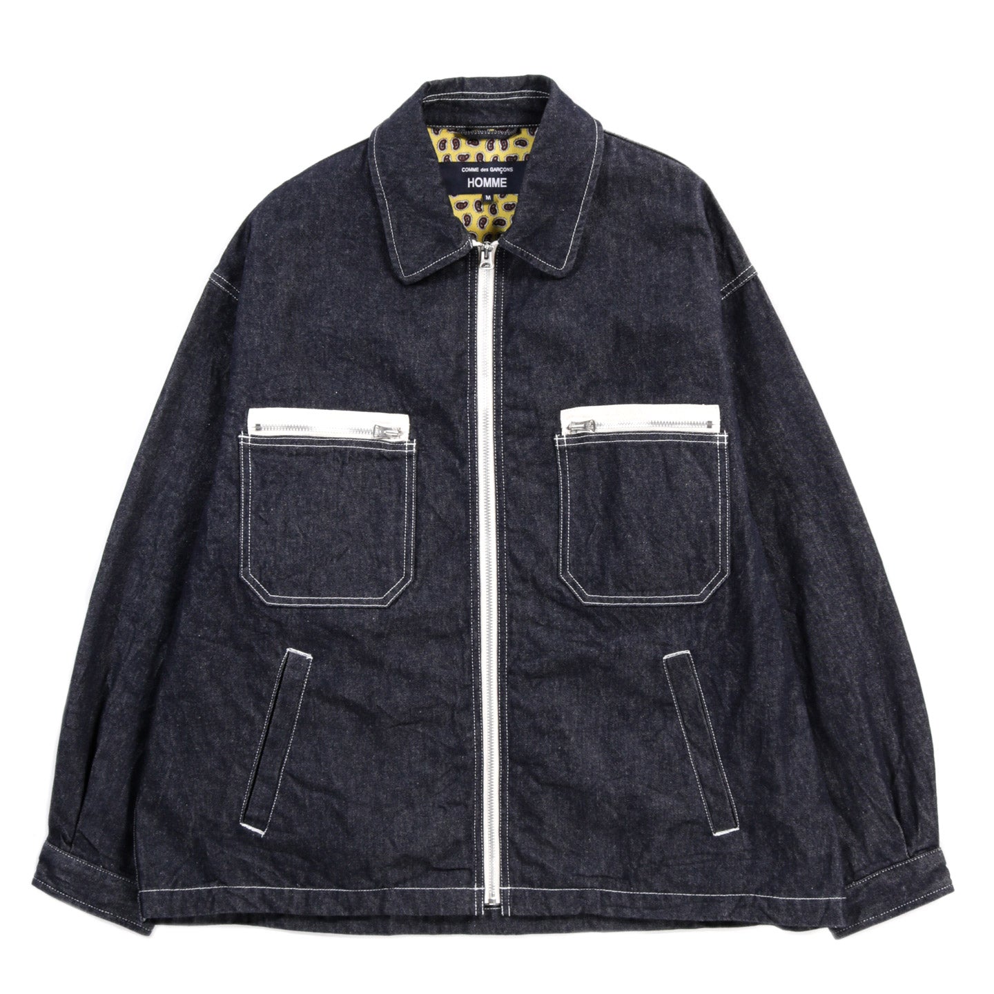 COMME DES GARCONS HOMME J025 DENIM WORK JACKET INDIGO