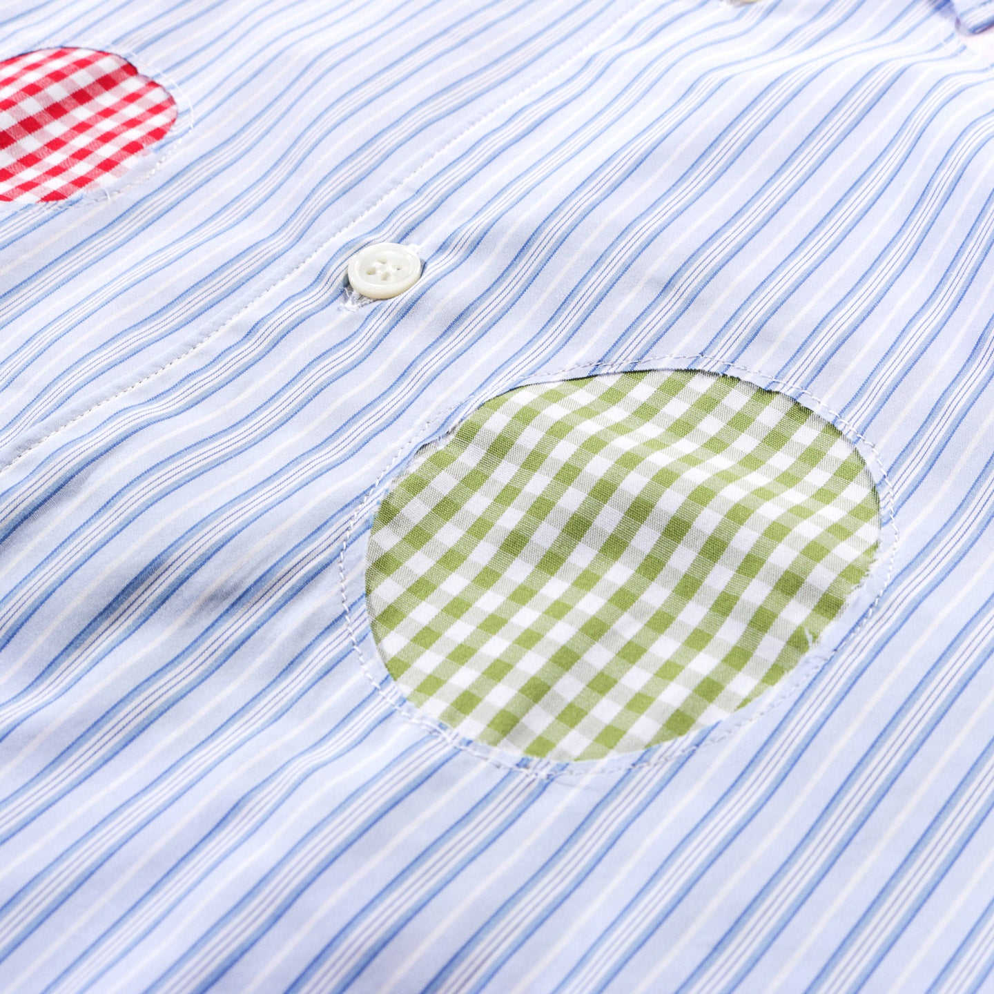 COMME DES GARCONS SHIRT B014 SHIRT STRIPE / CHECK MIX