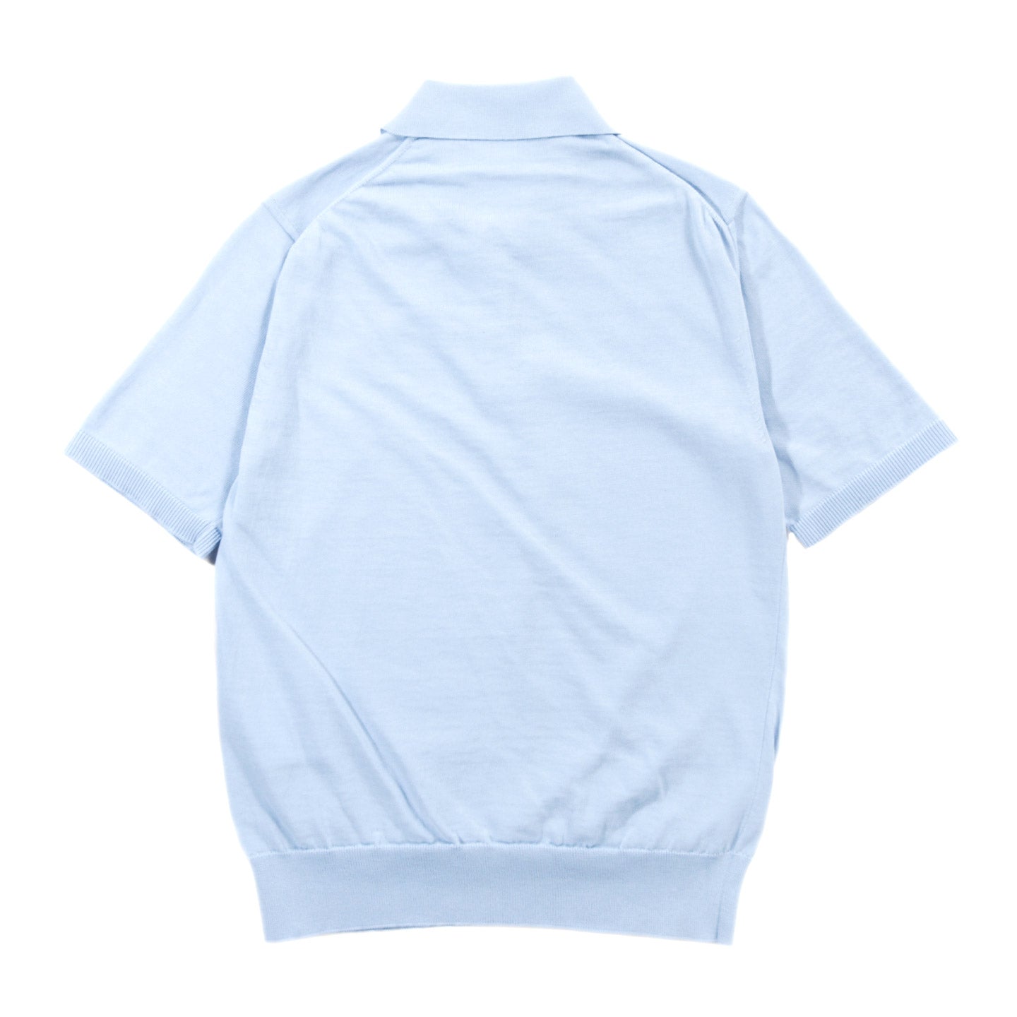 COMME DES GARCONS SHIRT N007 SHORTSLEEVE POLO SWEATER BLUE