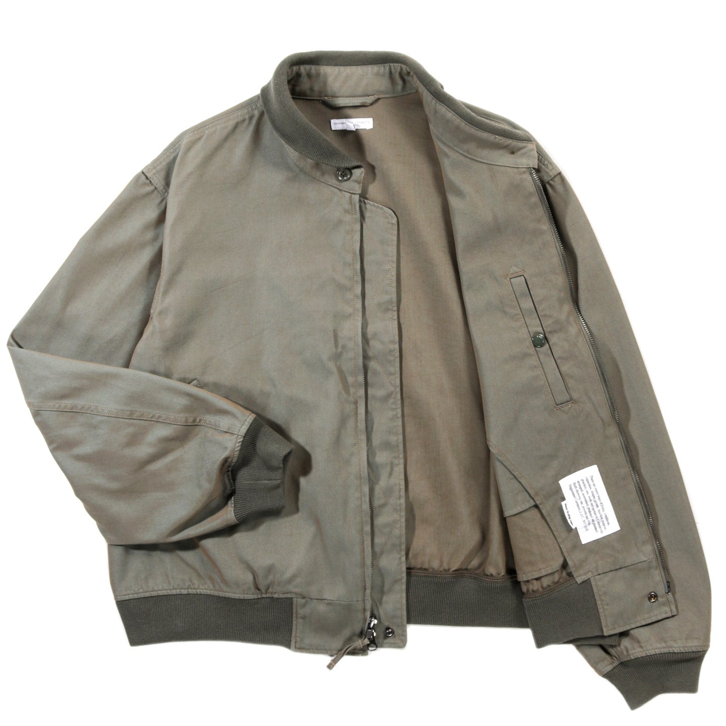 ENGINEERED GARMENTS LL JACKET OLIVE PC IRIDESCENT TWILL