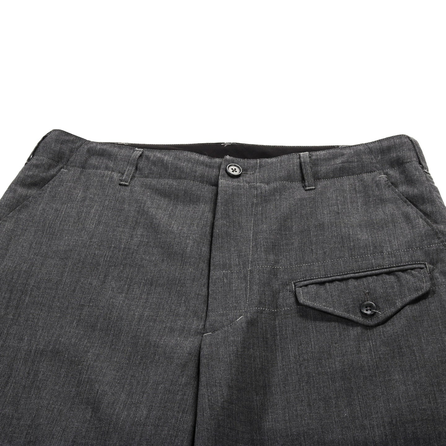 ENGINEERED GARMENTS GURKHA PANT CHARCOAL TROPICAL WOOL