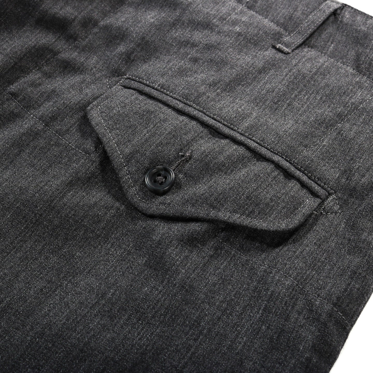 ENGINEERED GARMENTS GURKHA PANT CHARCOAL TROPICAL WOOL