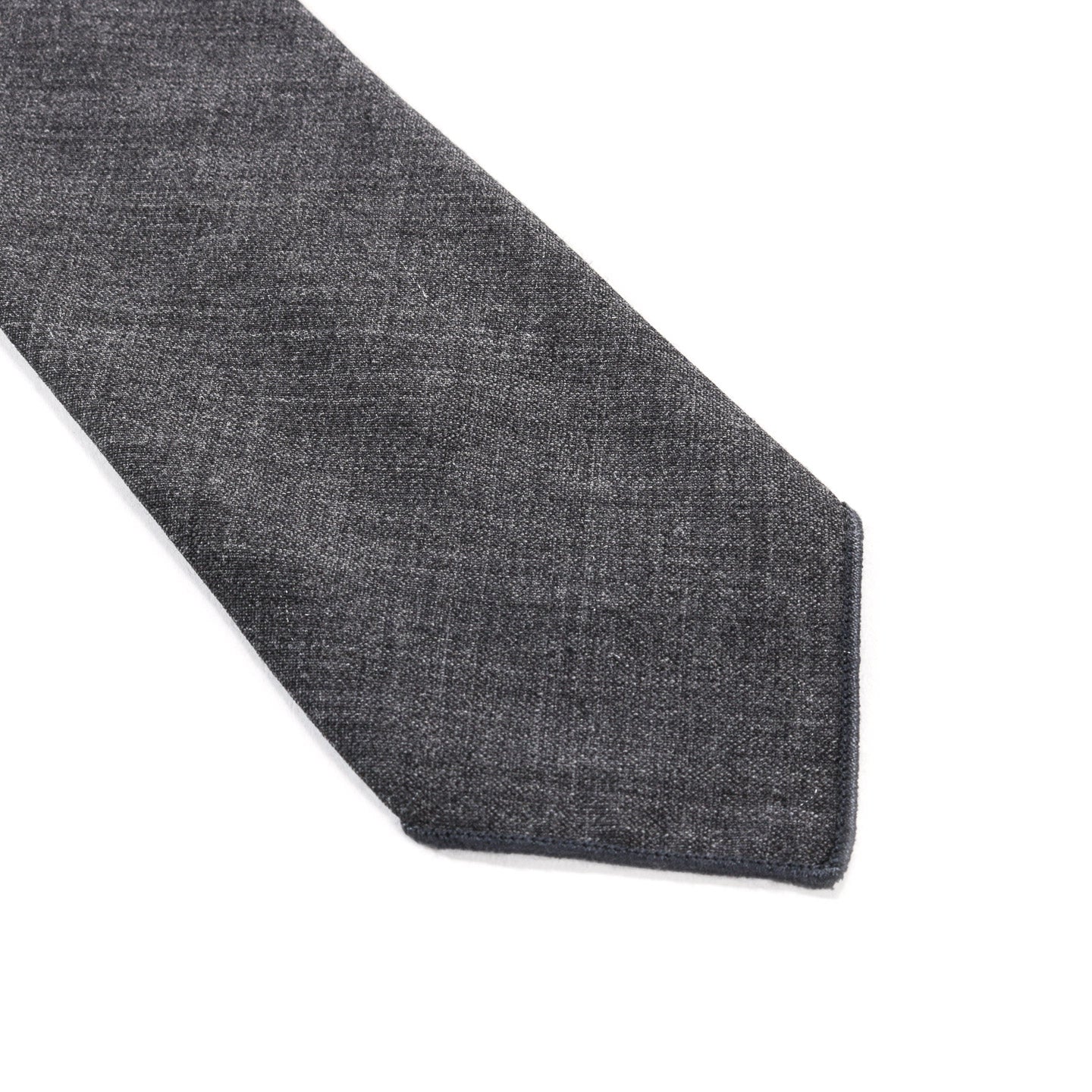 ENGINEERED GARMENTS NECK TIE CHARCOAL TROPICAL WOOL