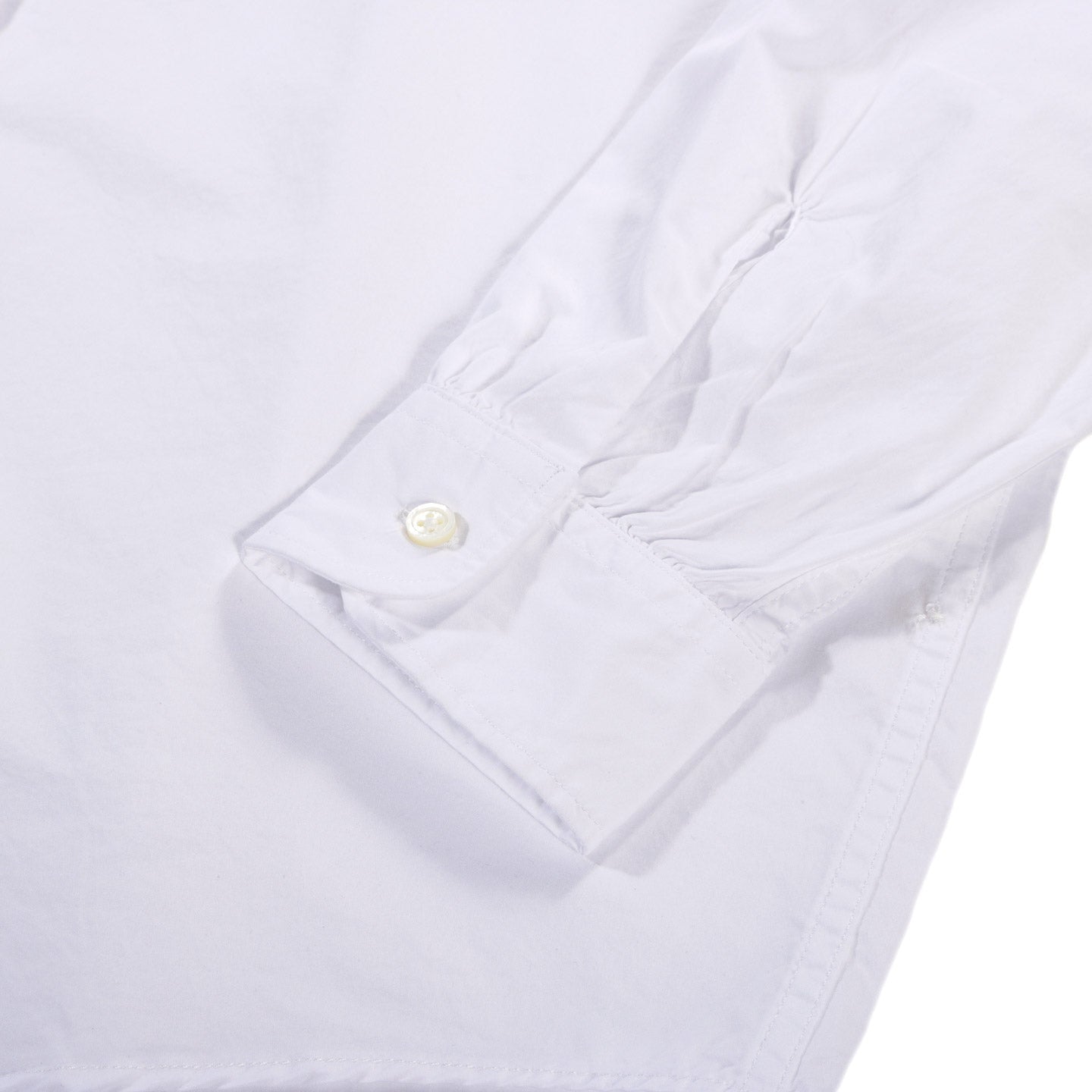 ENGINEERED GARMENTS WING COLLAR SHIRT WHITE 2PLY BROADCLOTH