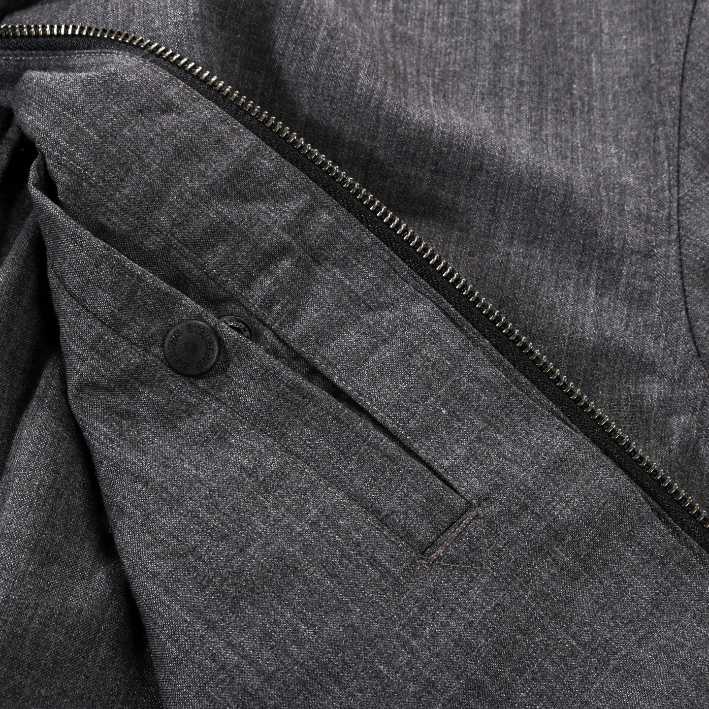 ENGINEERED GARMENTS LL JACKET CHARCOAL TROPICAL WOOL