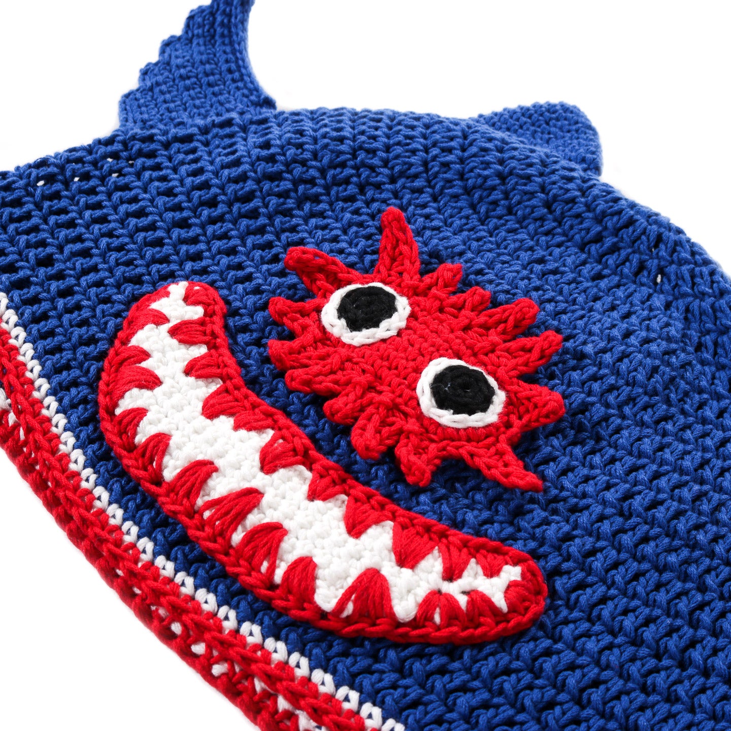 GIM CONTEXT CROCHET MONSTER KNIT CAP BLUE