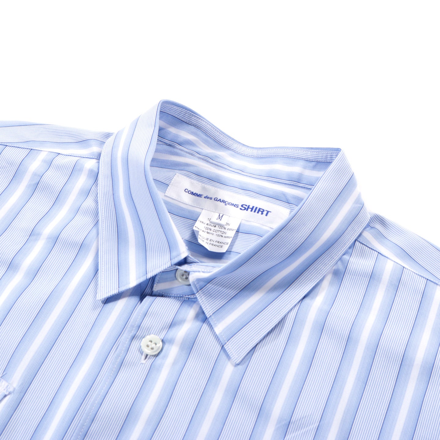 COMME DES GARCONS SHIRT B051 SHIRT BLUE STRIPE