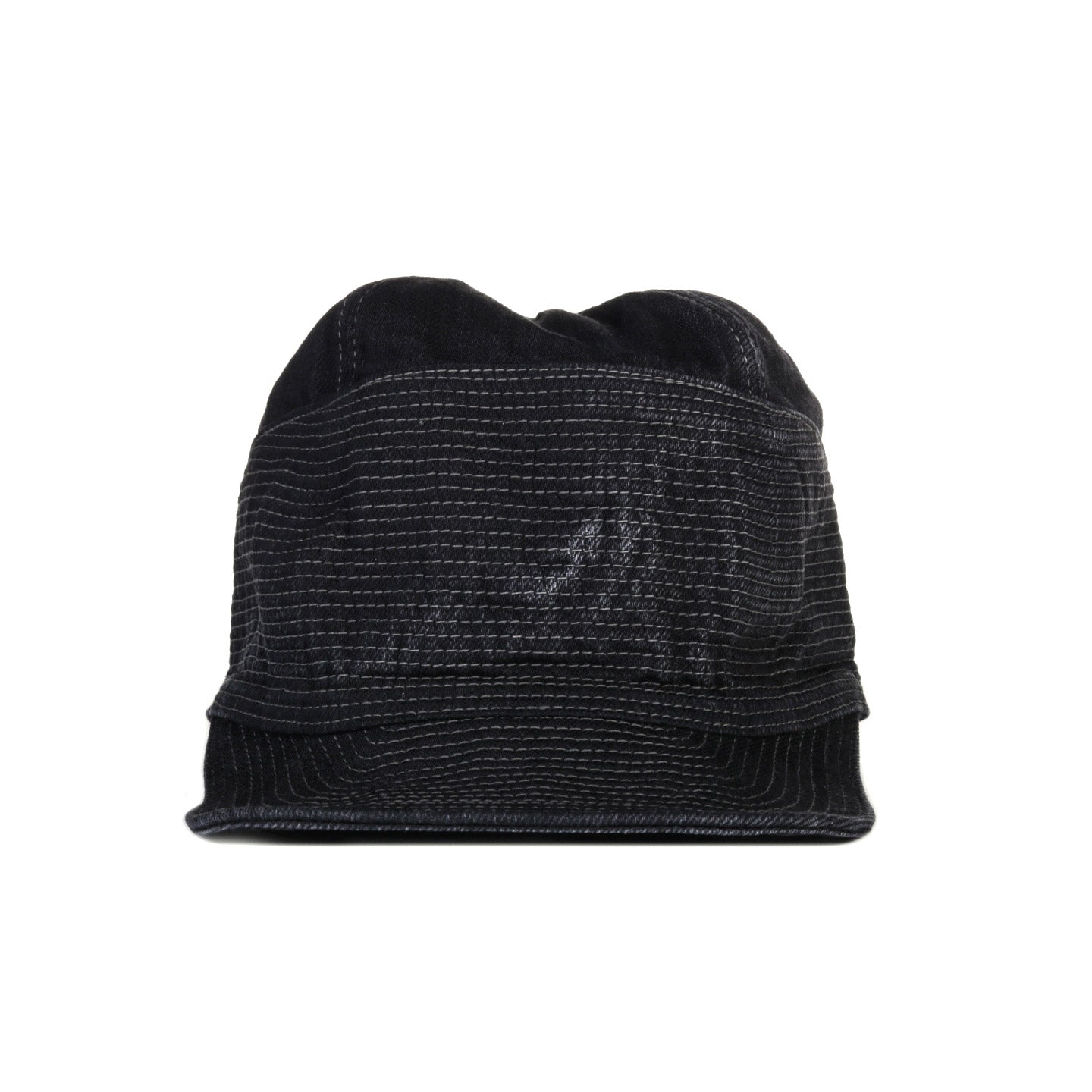 KAPITAL 11.5OZ DENIM THE OLD MAN AND THE SEA CAP BLACK X BLACK