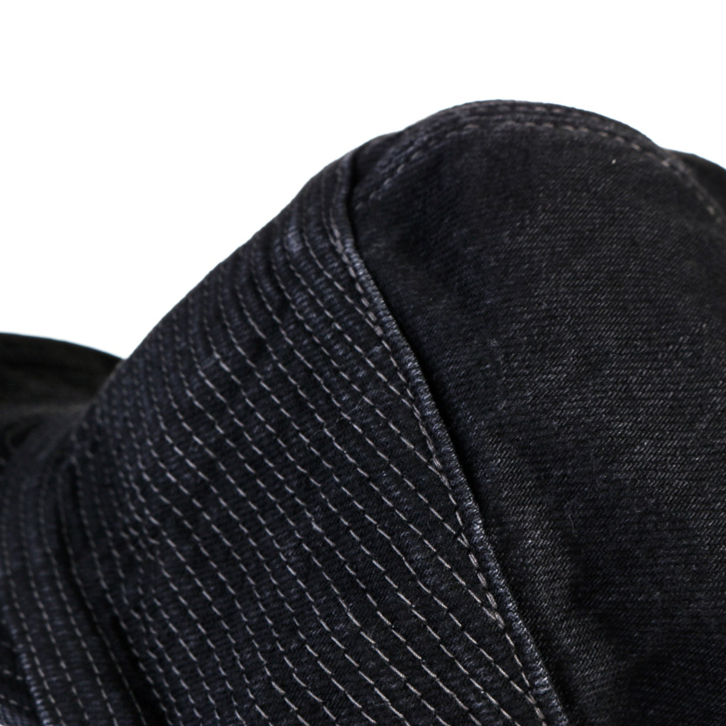 KAPITAL 11.5OZ DENIM THE OLD MAN AND THE SEA CAP BLACK X BLACK