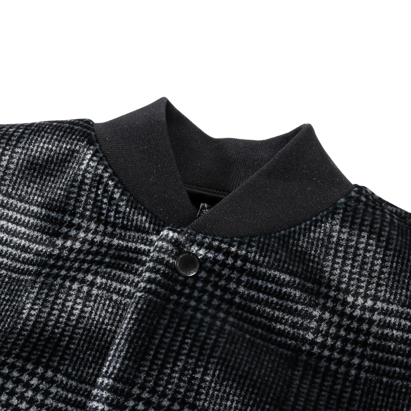 N.HOOLYWOOD 2242-BL01 VARSITY JACKET BLACK CHECK