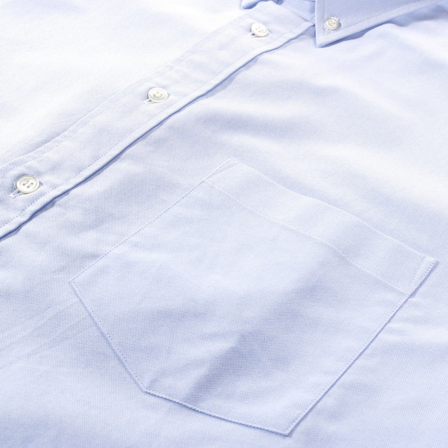 COMME DES GARCONS HOMME B008 WIDE FIT OXFORD SHIRT BLUE