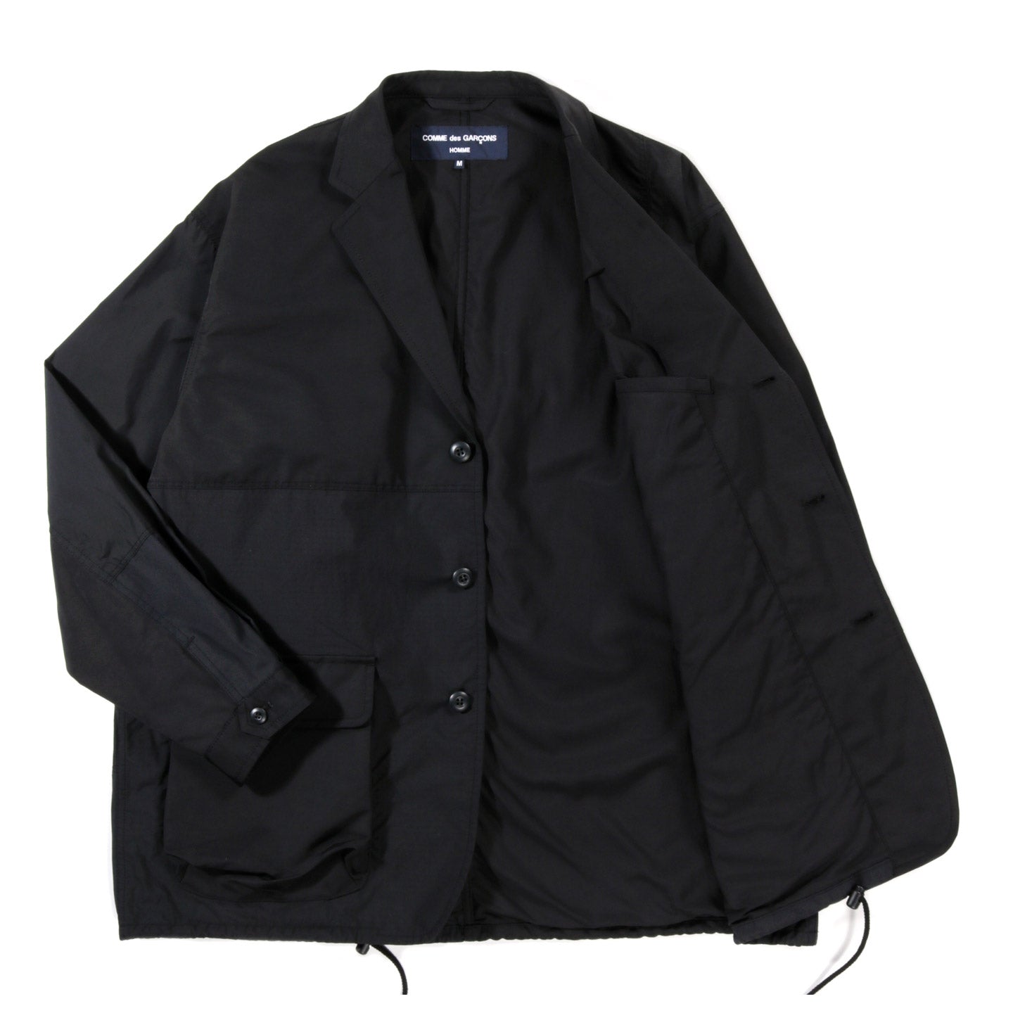 COMME DES GARCONS HOMME J008 SPORT JACKET BLACK MIX