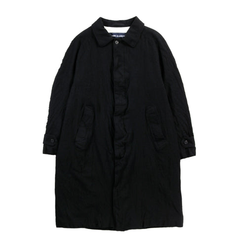 COMME DES GARCONS HOMME C101 WOOL COAT BLACK