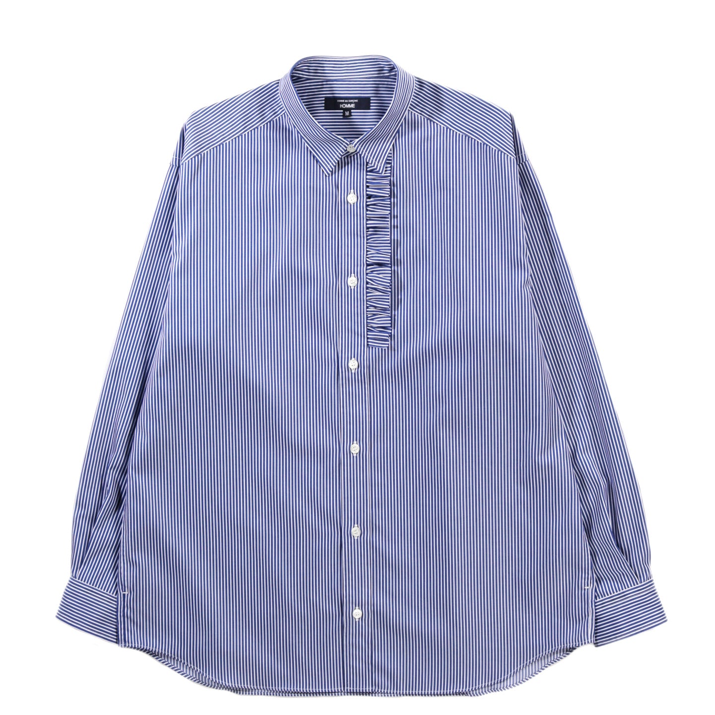 COMME DES GARCONS HOMME B006 STRIPE SHIRT BLUE