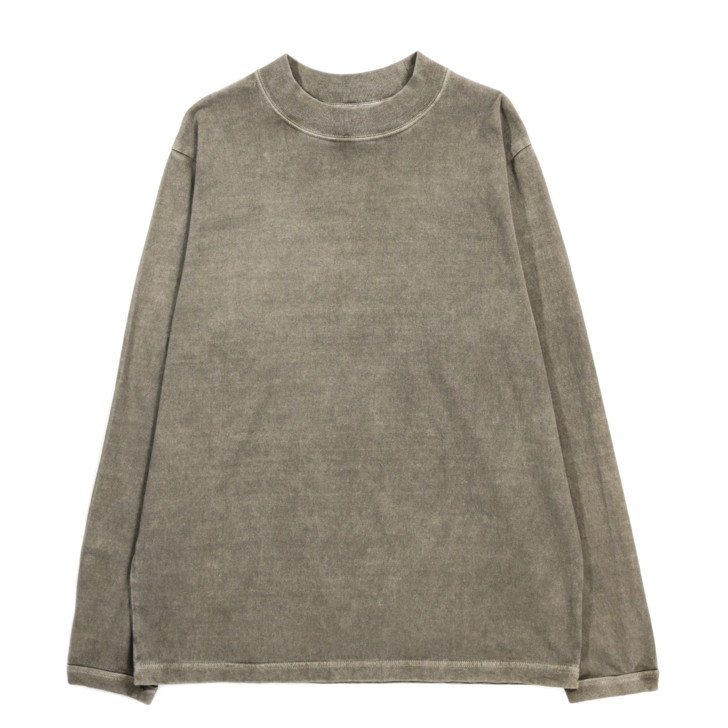 JACKMAN MIDNECK LS T-SHIRT FADE SEPIA