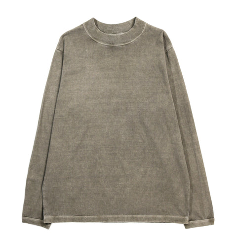 JACKMAN MIDNECK LS T-SHIRT FADE SEPIA