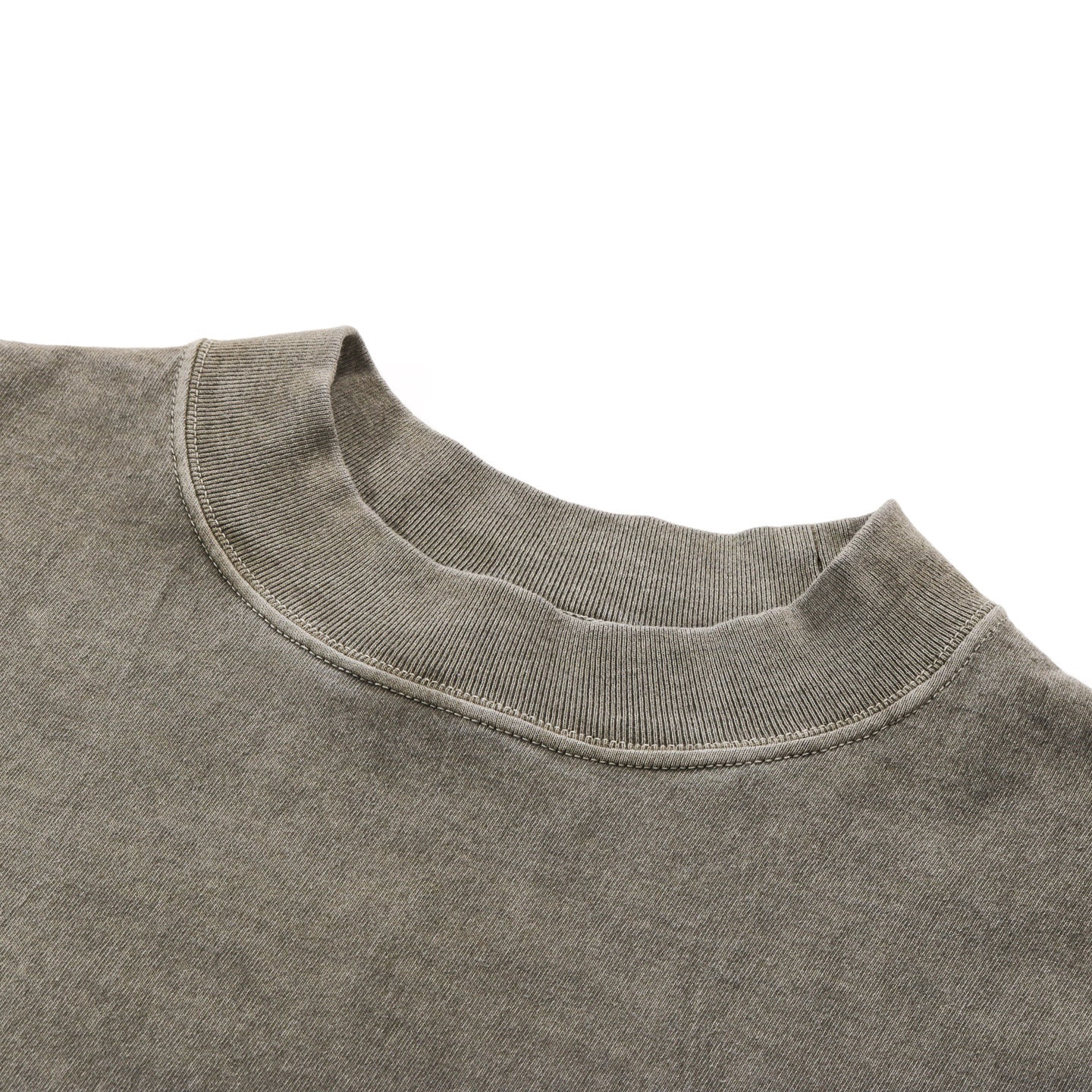 JACKMAN MIDNECK LS T-SHIRT FADE SEPIA