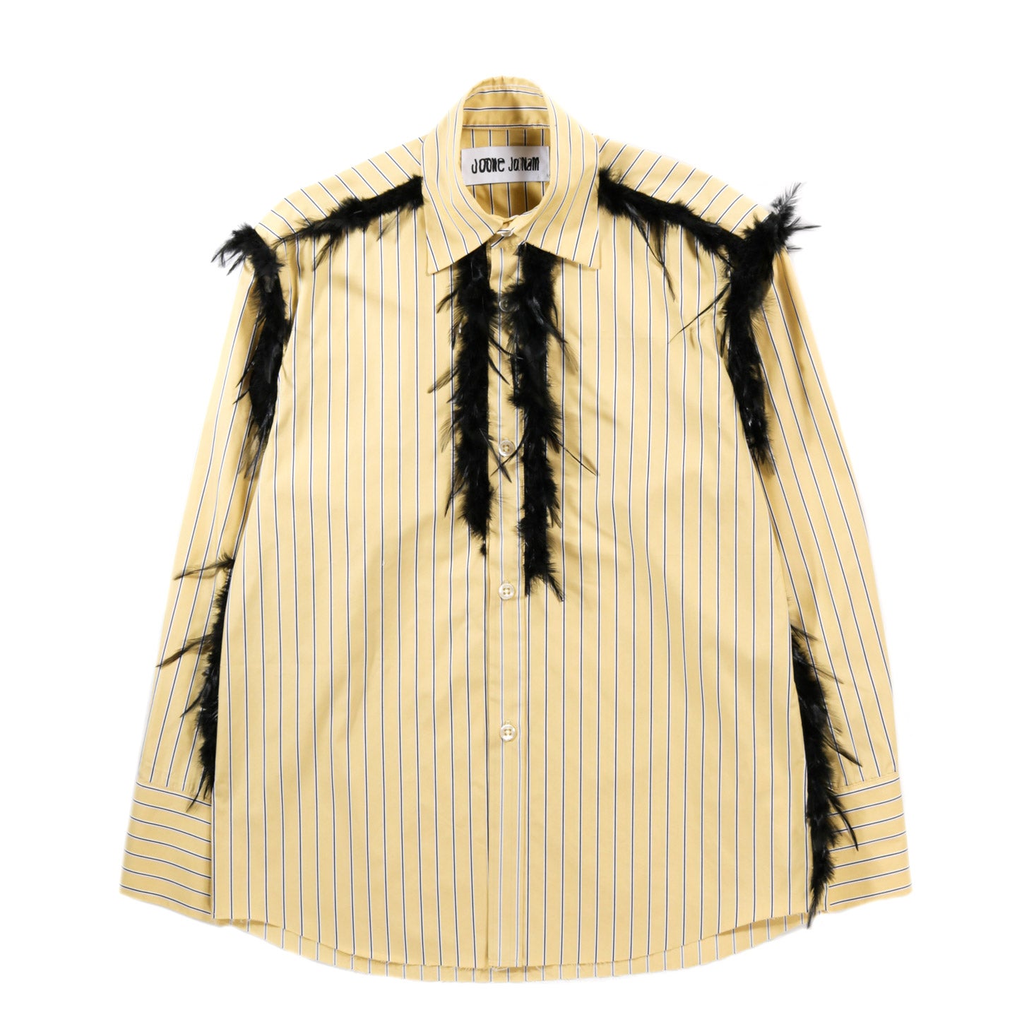 JOONE JOONAM OFFICE BIRD SHIRT YELLOW / BLACK