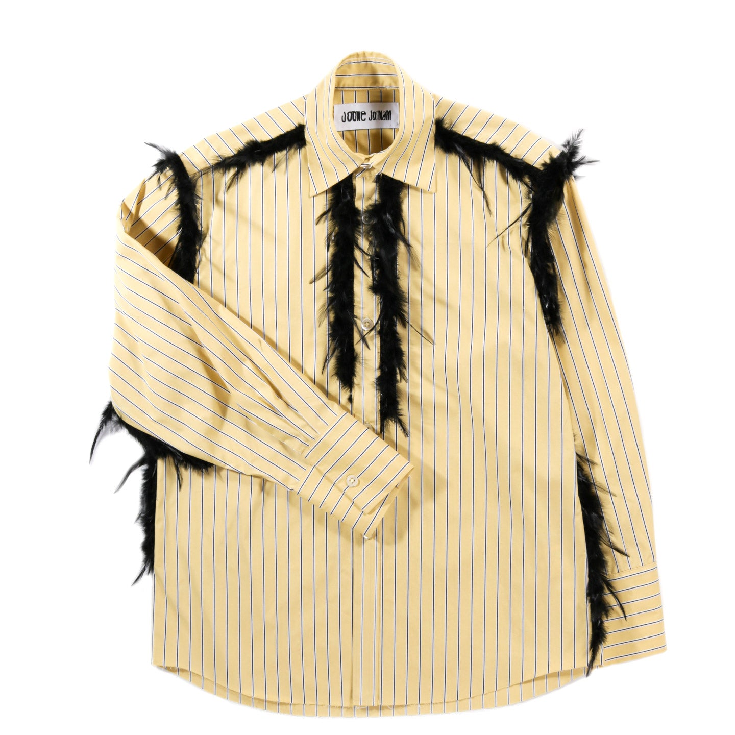 JOONE JOONAM OFFICE BIRD SHIRT YELLOW / BLACK