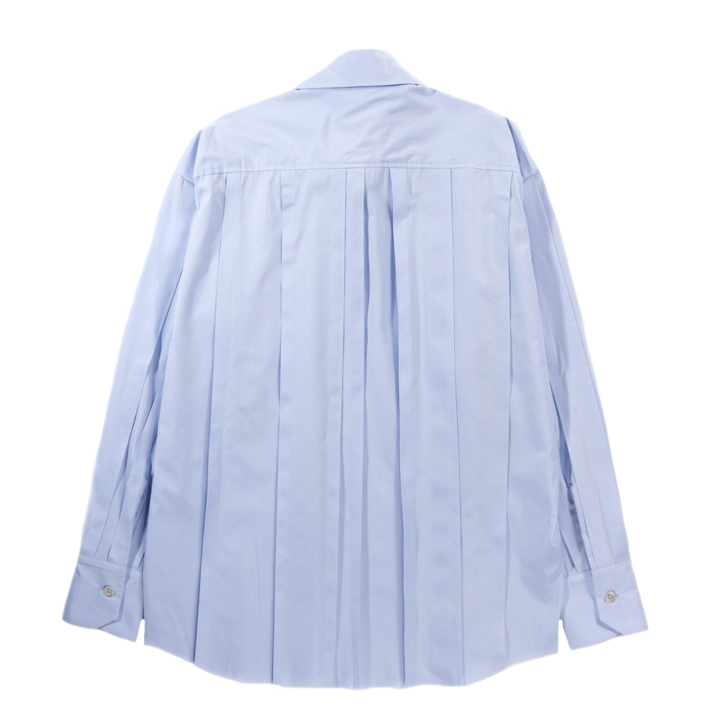 JOONE JOONAM PLEATED OFFICE SHIRT LIGHT BLUE