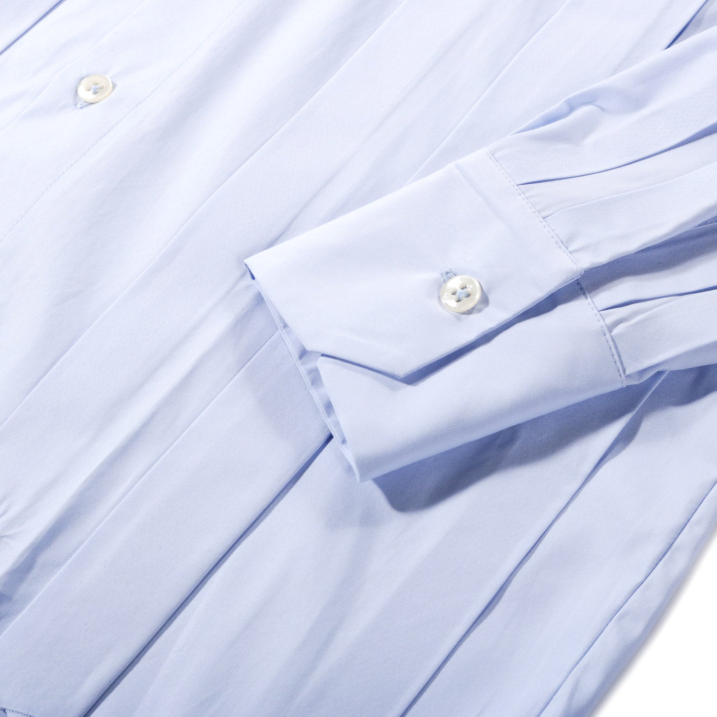 JOONE JOONAM PLEATED OFFICE SHIRT LIGHT BLUE