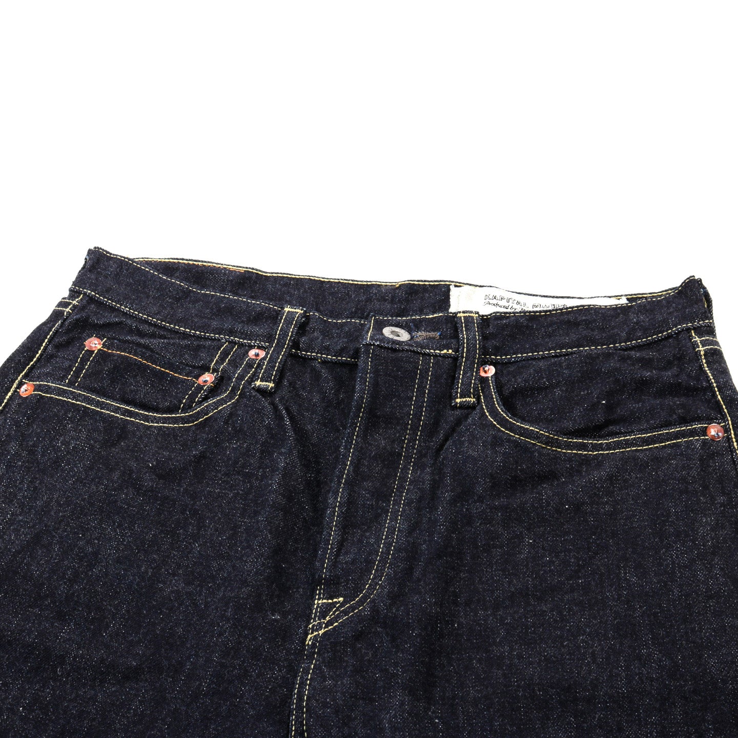 KAPITAL 14OZ DENIM 5P MONKEY CISCO ONE WASH