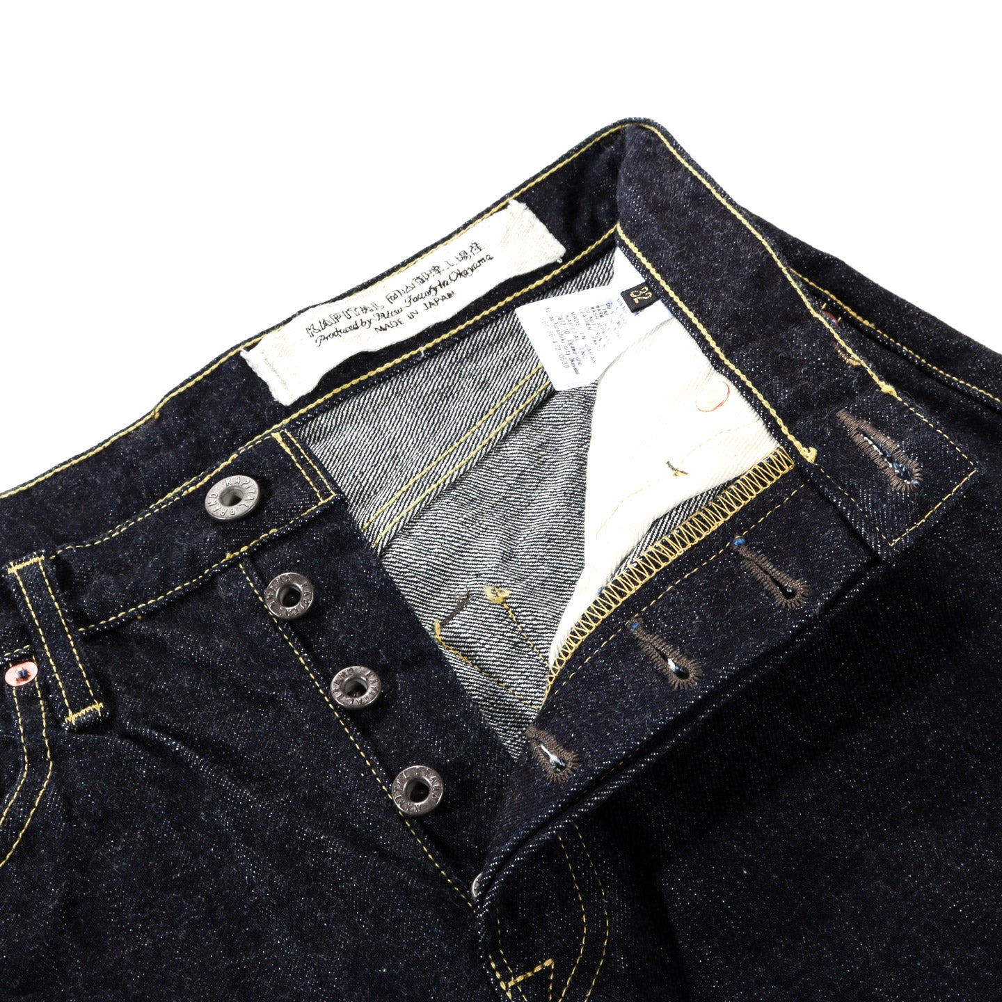 KAPITAL 14OZ DENIM 5P MONKEY CISCO ONE WASH