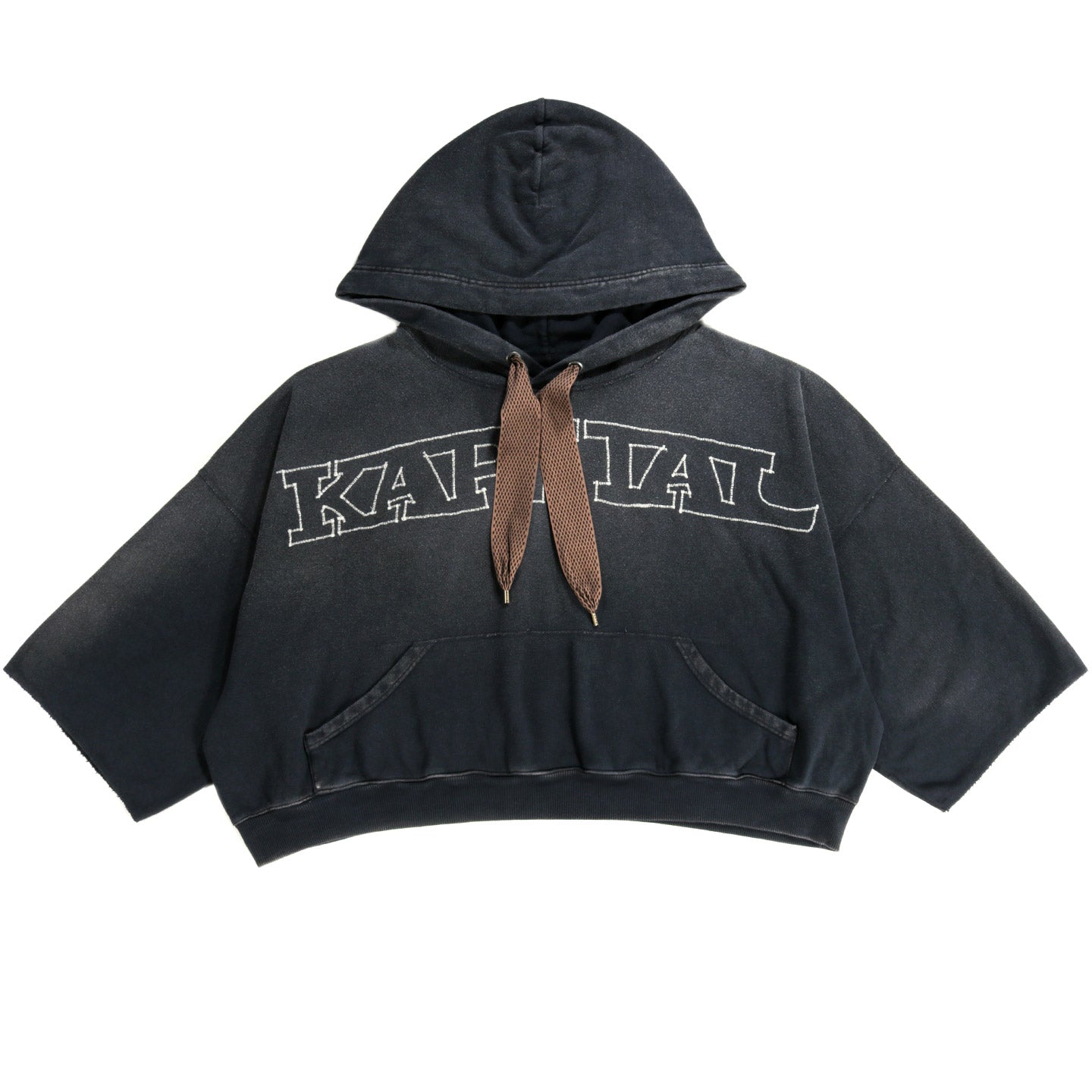 KAPITAL SWT DEVIL HOODIE KAPITAL EMBROIDERY BLACK