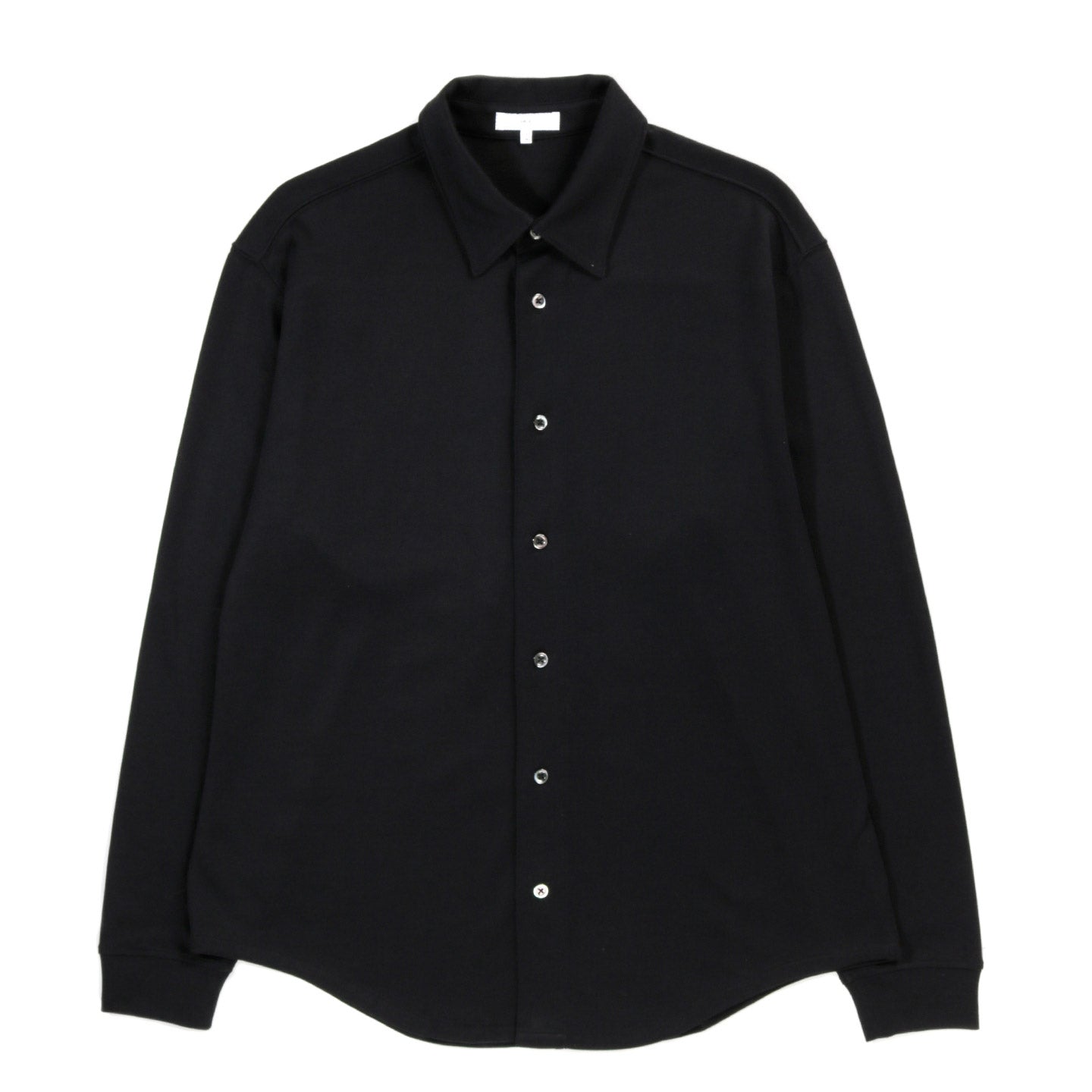 LADY WHITE CO. L/S JERSEY BUTTON DOWN BLACK