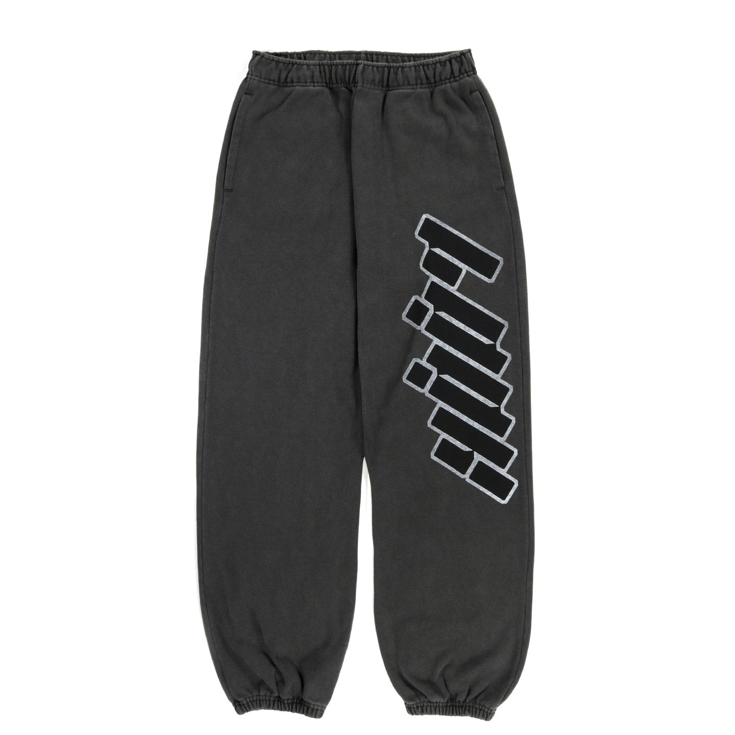 LQQK STUDIO WASHED FLEECE SWEATPANT BLACK