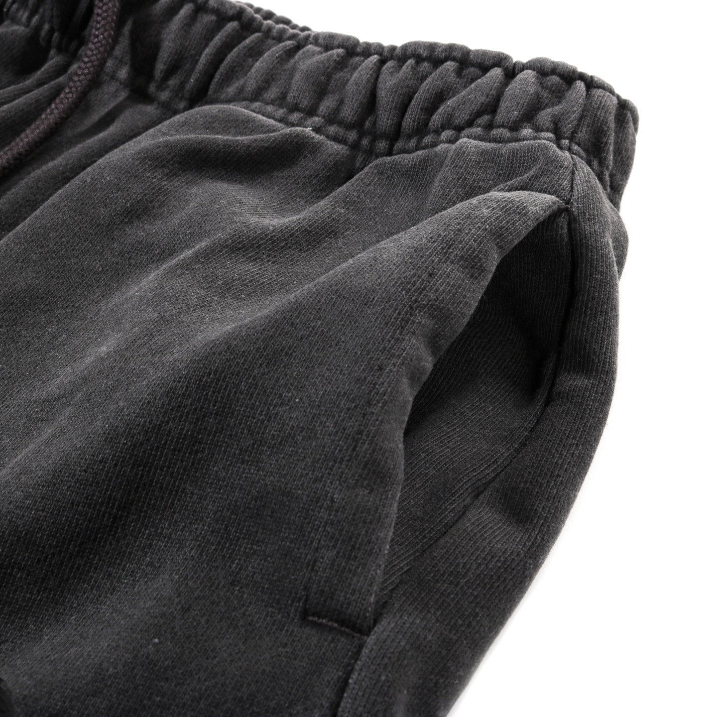 LQQK STUDIO WASHED FLEECE SWEATPANT BLACK