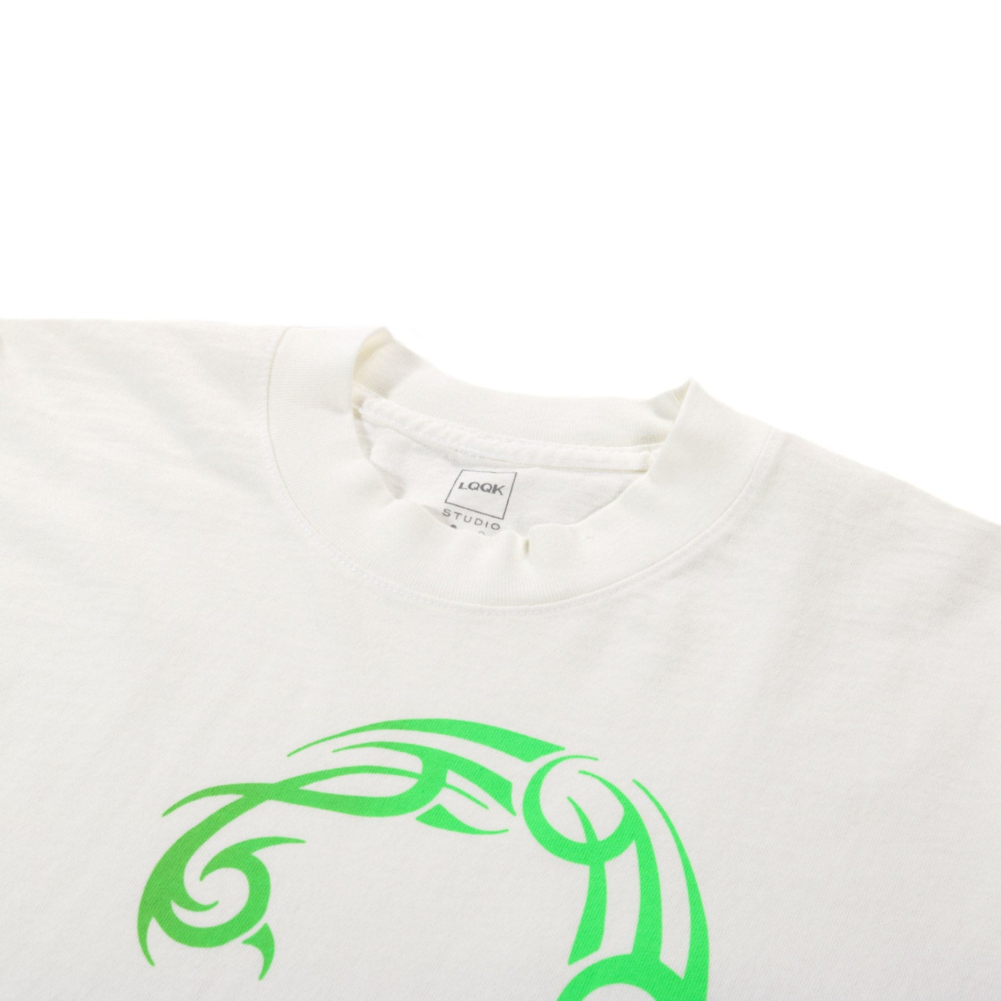 LQQK STUDIO TRIBAL SCORPION LS TEE OFF-WHITE