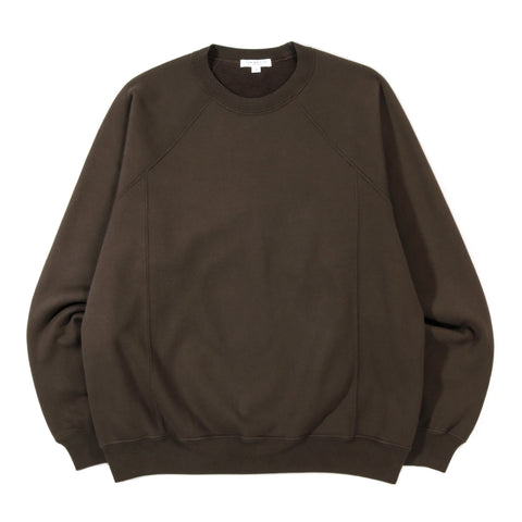 LADY WHITE CO. HEAVY GUSSET CREWNECK BLACK OLIVE