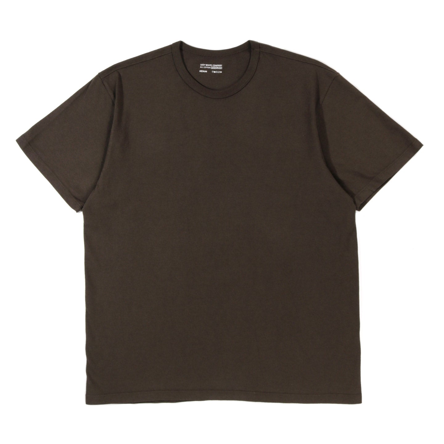 LADY WHITE CO. T-SHIRT BLACK OLIVE