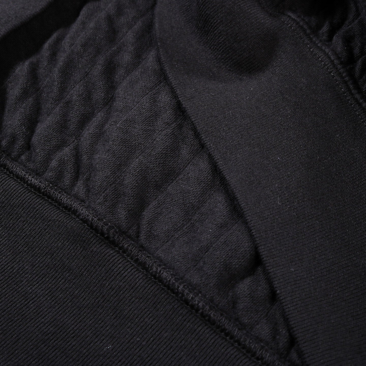 LADY WHITE CO. QUILTED CREWNECK ANTHRACITE