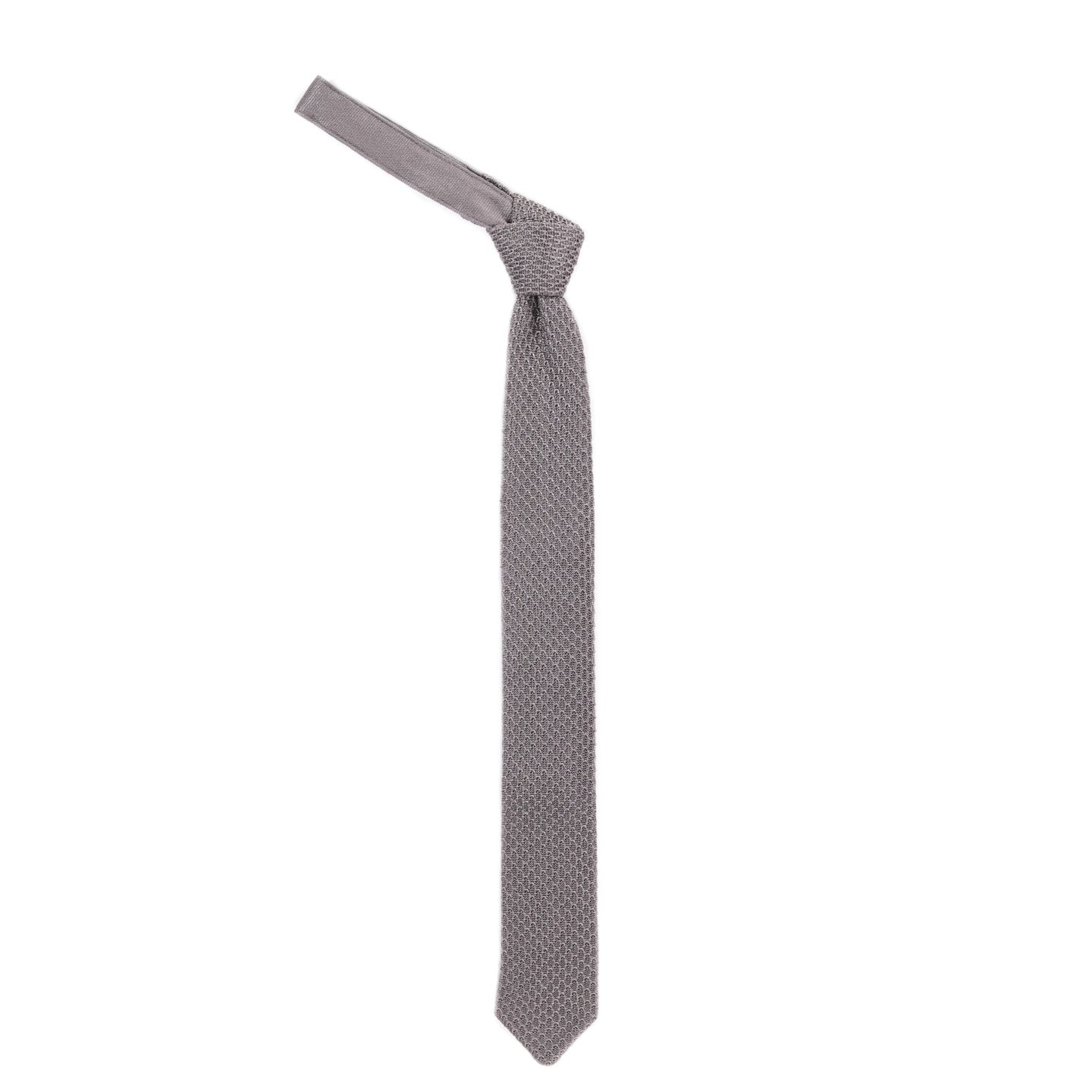 MFPEN FORMAL TIE GREY SILK