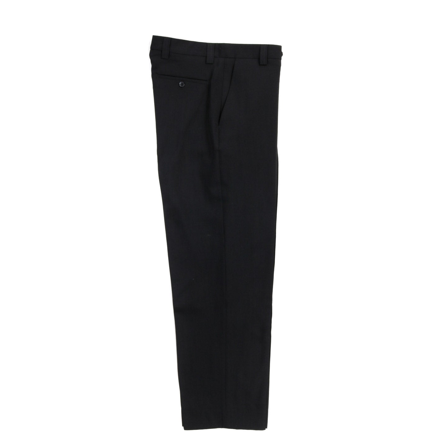 MFPEN STUDY TROUSERS BLACK TROPICAL WOOL