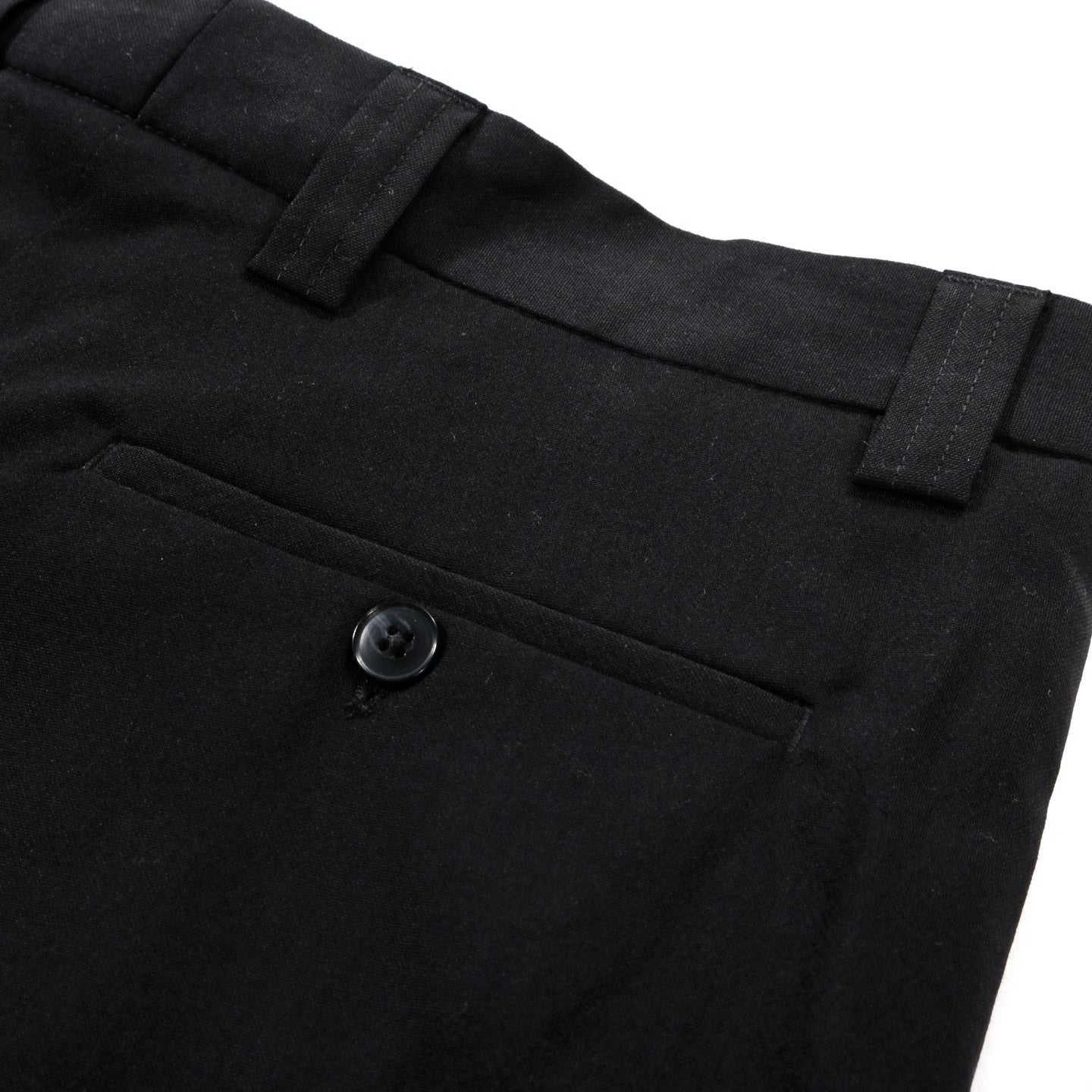 MFPEN STUDY TROUSERS BLACK TROPICAL WOOL