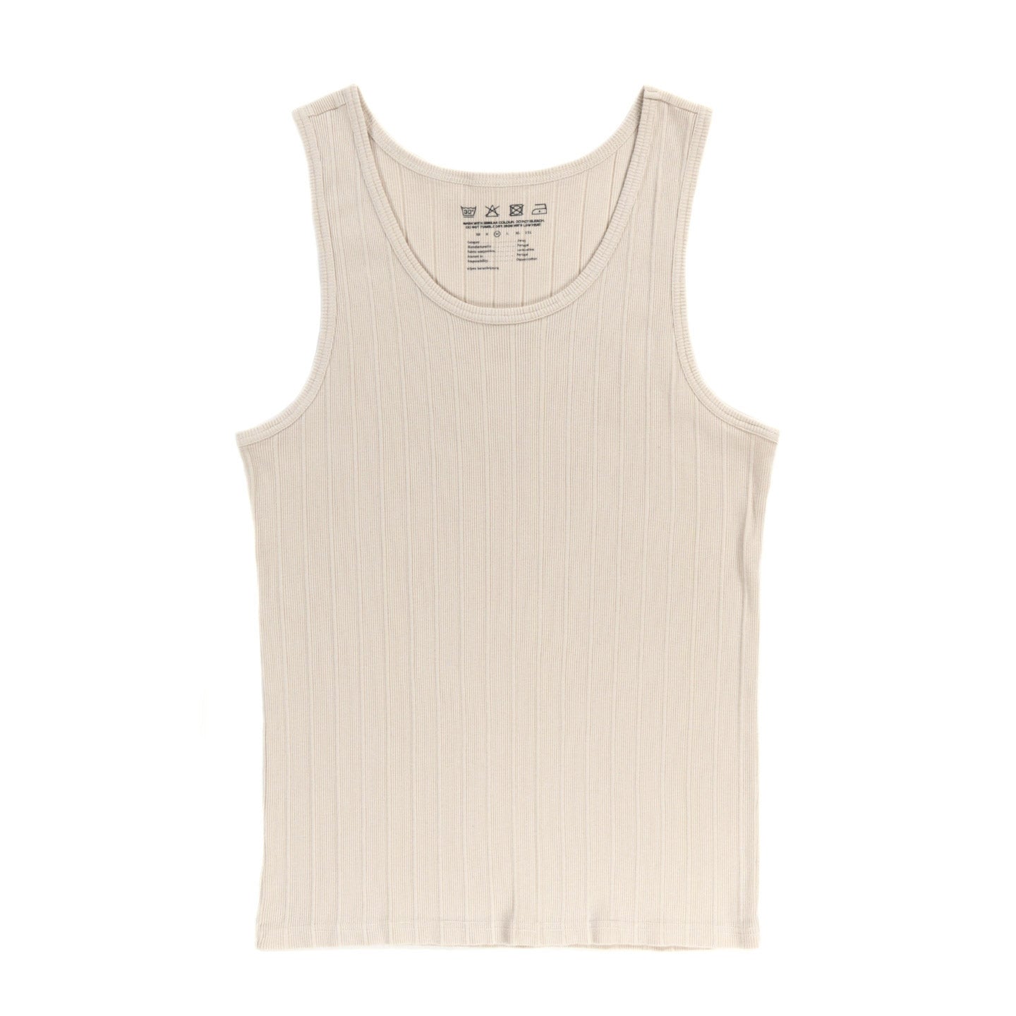 MFPEN RIB TANK TOP ECRU