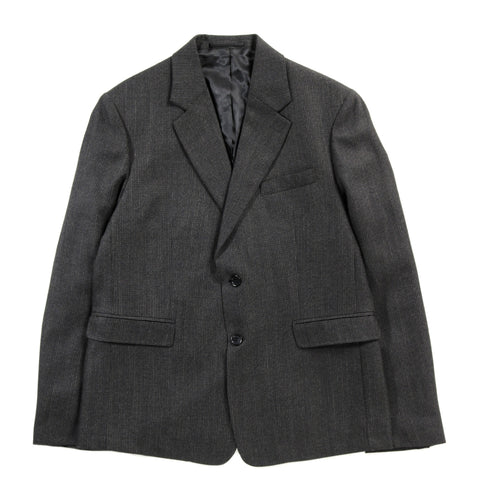 MFPEN SINGLE BREASTED BLAZER DARK GREY TWIST