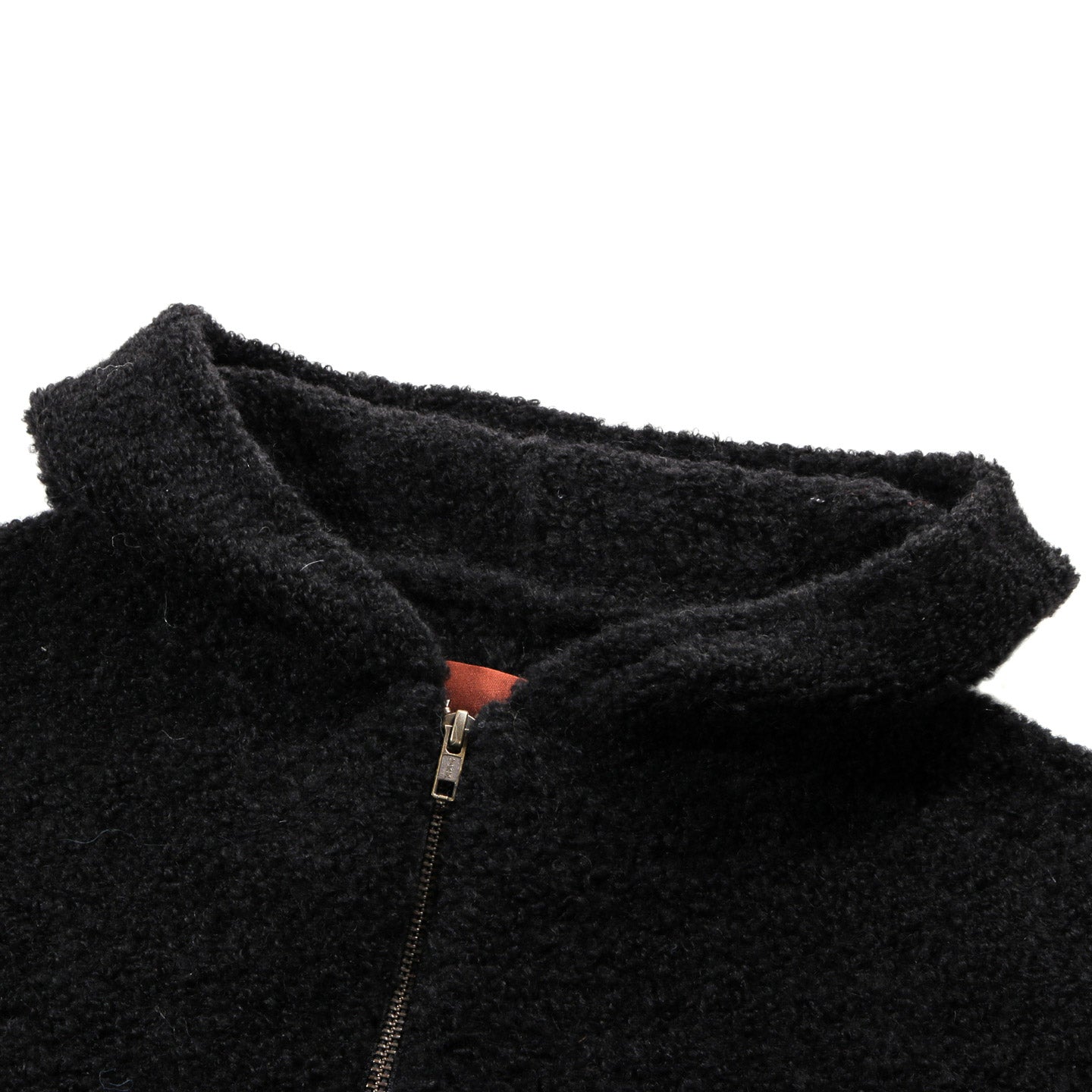 MONITALY SANTA MONICA HOODED SWEATER JACKET BLACK BOUCLE