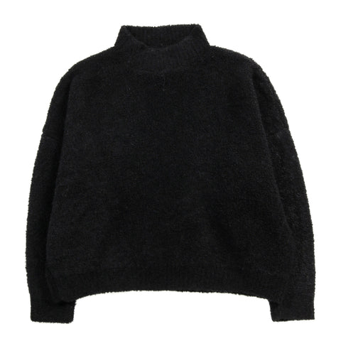 MONITALY SANTA MONICA SWEATER BLACK BOUCLE